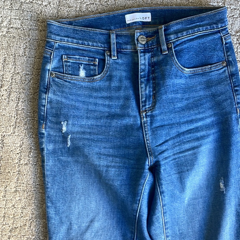 Loft skinny jeans Sz 27 - Picture 2 of 7